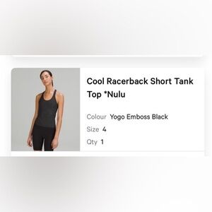 Lululemon Nulu tank